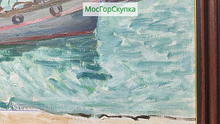 Картина "В Туапсе" Сретенский Г. А. 1967 год
