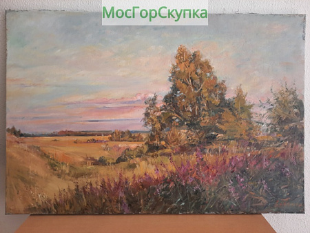 Картина Цветёт Кипрей — холст, масло — Автор ИВАНОВА В.В.