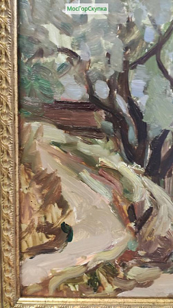 Картина "Дом у горы" Сретенский Г.А. 1961 г.