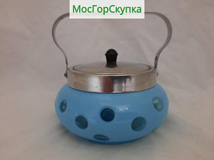 Купить Сахарница. Двуслойное стекло. 1950-е годы