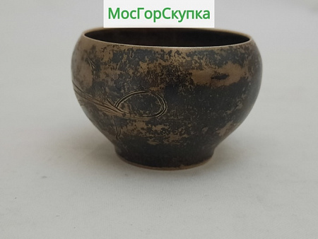 Солонка вес 28,25 грамма — серебро 84 пробы