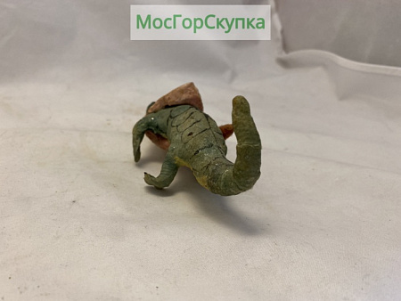 Ёлочная игрушка «Крокодил» папье маше 1930 годы