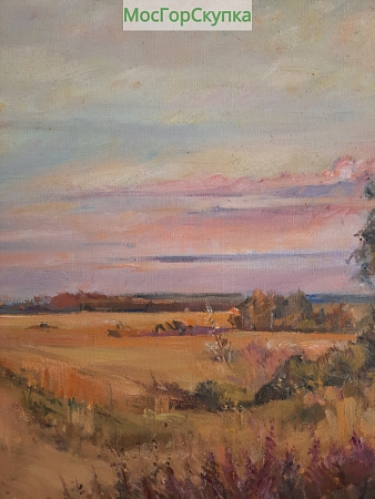 Картина Цветёт Кипрей — холст, масло — Автор ИВАНОВА В.В.