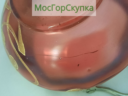 Сахарница — Стекло, металл — Модерн