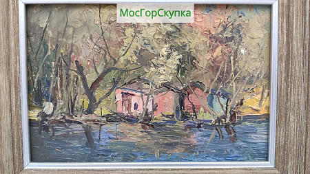 Картина "Покровское Стрешнево" Имханицкий А.М. 1977 год