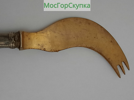 Нож для сыра — серебро 84 пробы