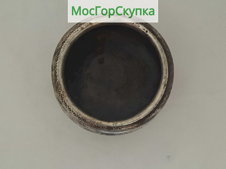Солонка из серебра — серебро 84 пробы