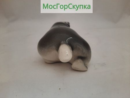 Статуэтка фарфоровая Барсук — ЛФЗ