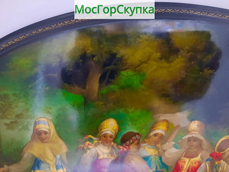 Панно настенное Хоровод, Авт. Козлов — Федоскино