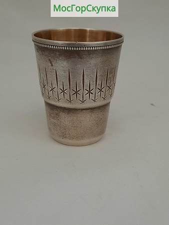 Стопка из серебра — серебро 916 пробы