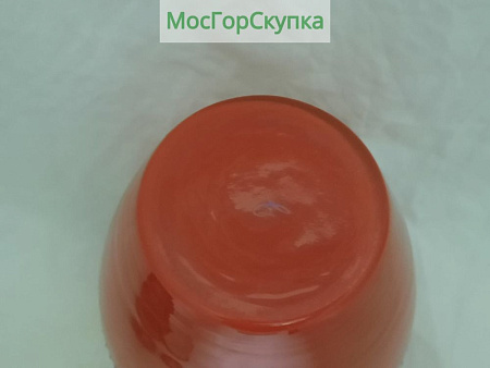 Чайница Стекло эмаль латунь