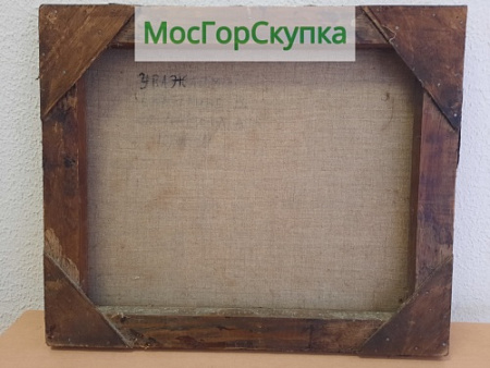 Картина — Пригород — холст, масло