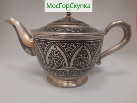 Чайник заварочный — Серебро 875 проба