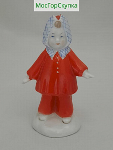 Купить Фарфоровая статуэтку Зима — Дулёво 1950-е года