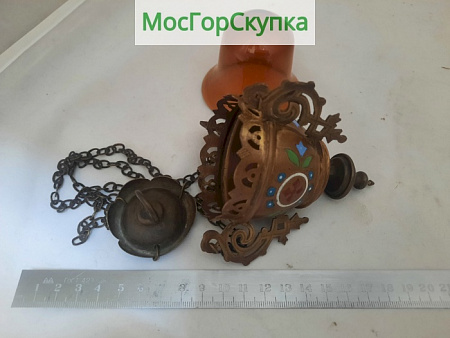 Лампада Латунь, медь, эмаль