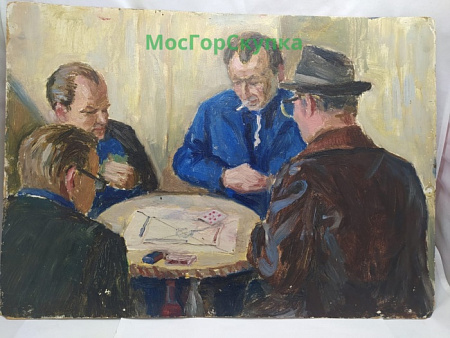 Картина "Игра в карты"