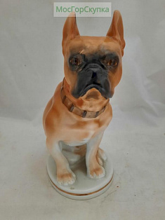 Купить Статуэтка фарфоровая "Бульдог", ЛФЗ