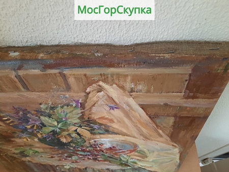 Картина Земляничный букет — холст, масло — Авт. Иванова В.В
