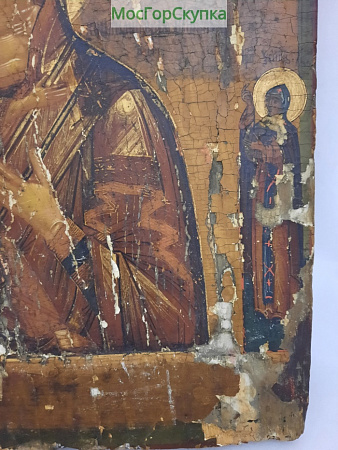 Икона на дереве Богородица 19 век