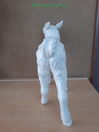 Статуэтка Козлёнок с бантиком - Дулёво