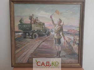 Купить Картина  На дорогах войны — холст, масло — Авт. Иванова В.В