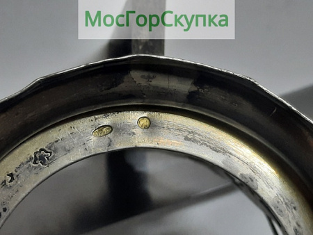Подстаканник Серебро 875 проба — Чернь