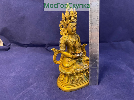 Статуэтка Будды — Бронза, золочение