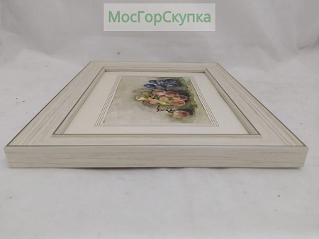 Картина "Виноград" — бумага, акварель.