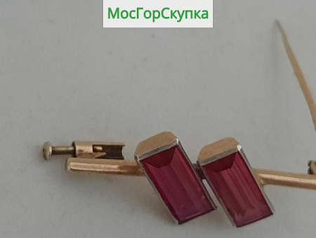 Брошь, Серебро 875 проба