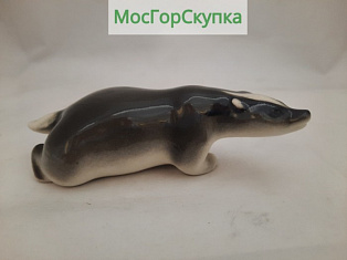 Купить Статуэтка фарфоровая Барсук — ЛФЗ