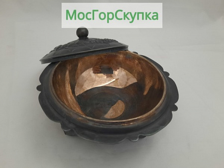 Сахарница. Металл.