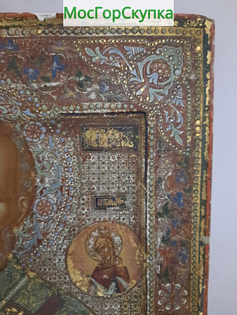 Икона Николай Чудотворец, 19 век