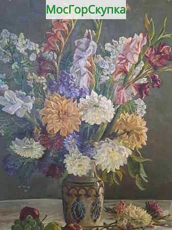 Картина Натюрморт — холст, масло — Мишин Н.В.