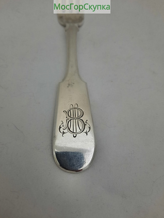 Вилка столовая — Серебро 84 пробы — 1883 г.