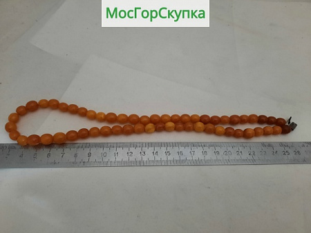 Янтарные бусы — длина 50 см