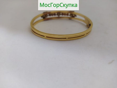 Золотой браслет, ювелирная вставка