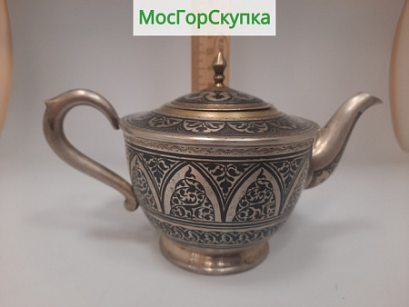 Чайник заварочный — Серебро 875 проба