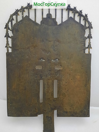 Крест-распятие Патриарший —  Бронза, эмаль — 19 век