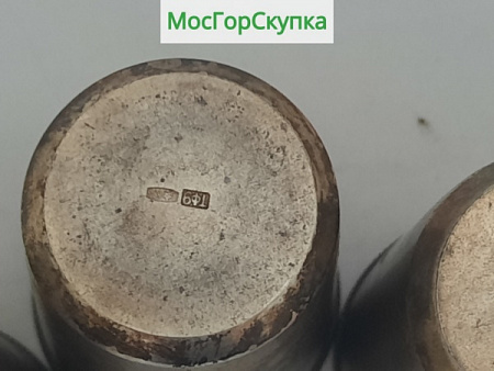 Стопки, три штуки — Серебро 875 проба (ТФ9)