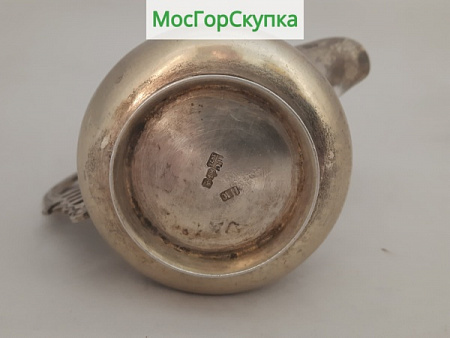 Молочник серебро 84 проба, 92 грамма