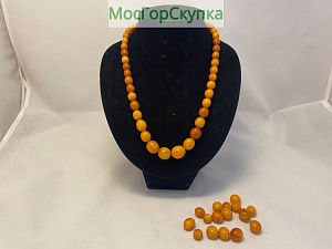 Купить Янтарные бусы — Вес 30 грамм
