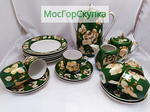 Купить Сервиз кофейный. Фарфор. Дулёво 1954 г