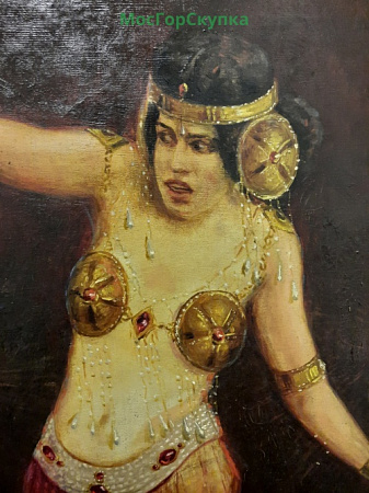 Картина "Саломея - Усекновение головы Иона Предтечи". 1908 г.