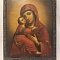 Икона Богородица — Живопись, серебро 84 проба