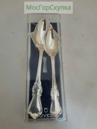 Ложки - чайная и кофейная  — Серебро 830 проба