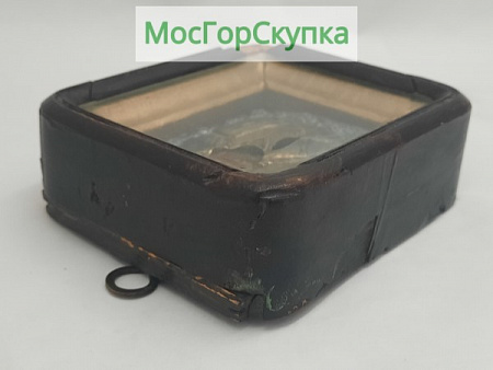 Икона Николай Чудотворец — оклад серебро 84 проба. 19 век