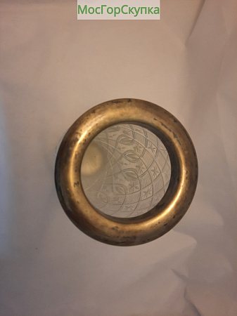 Хрустальная ваза — Серебро 875 проба