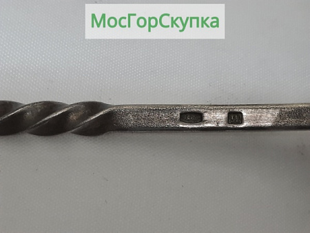 Лопатка для торта — Свадебная. Серебро 916 проба.