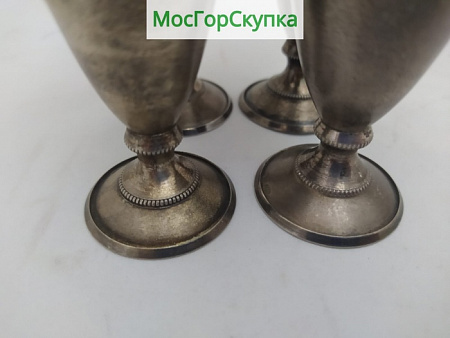 Рюмки 4 штуки — Серебро 875 проба