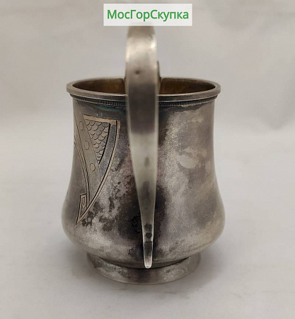 Молочник серебро 84 пробы. И.С.